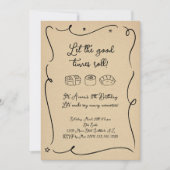 Invitation pour une fête de sushi (Devant)