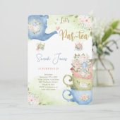 Invitation pour une fête de thé d'anniversaire 2 a (Debout devant)