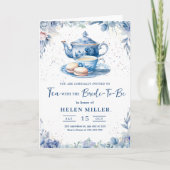 Invitation pour une fête de thé de mariage, Brunch (Devant)