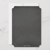Invitation pour une fête de thé de mariage sur tab (Dos)