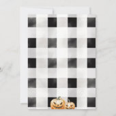 Invitation pour une fête d'Halloween avec des ours (Dos)