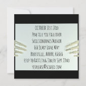 Invitation pour une fête d'Halloween effrayante av (Dos)