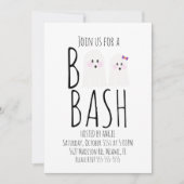 Invitation pour une fête d'Halloween moderne avec  (Devant)