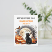 Invitation pour une fête d'Halloween pour enfants (Debout devant)