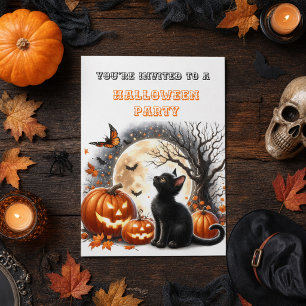 Invitation pour une fête d'Halloween pour enfants