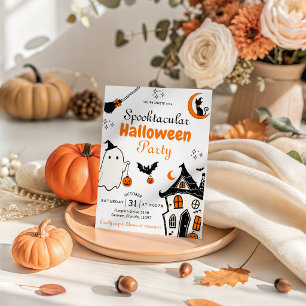 Invitation pour une fête d'Halloween Spooktacular