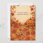 Invitation pour une fête d'Halloween tenue avec un (Dos)