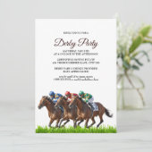 Invitation pour une fête du Kentucky Derby de cour (Debout devant)