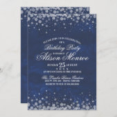 Invitation pour une fête enneigée (Devant / Derrière)