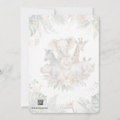 Invitation pour une fête prénatale de bébé garçon (Dos)
