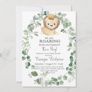 Invitation pour une fête prénatale de bébé garçon,