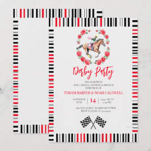 Invitation pour une fête prénuptiale sur le thème 