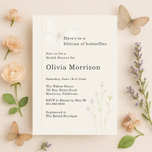 Invitation pour une fête prénuptiale «Toute une vi