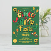 Invitation pour une fête sur le thème mexicain du (Debout devant)