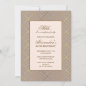 Invitation pour une fête surprise d'anniversaire 6 (Devant)
