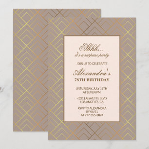 Invitation pour une fête surprise d'anniversaire 7