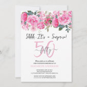 Invitation pour une fête surprise florale (Devant)