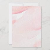 Invitation pour une fête surprise florale (Dos)