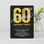 Invitation pour une fête surprise pour les 60 ans  (Debout devant)