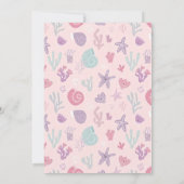 Invitation pour une fille de 5 ans - Plongée avec  (Dos)