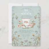 Invitation pour une garden-party de mariage autour (Devant)