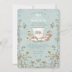 Invitation pour une garden-party de mariage autour