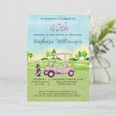 Invitation pour une golfeuse à l'occasion de son 4 (Debout devant)