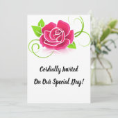 Invitation pour une journée spéciale  (Debout devant)