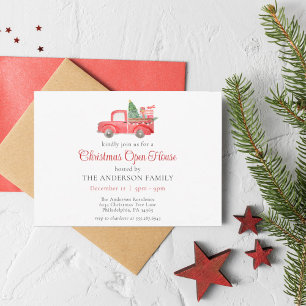 Invitation pour une Maison Ouverte de Noël sous le
