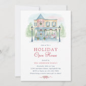 Invitation pour une maison ouverte festive à l'aqu (Devant)