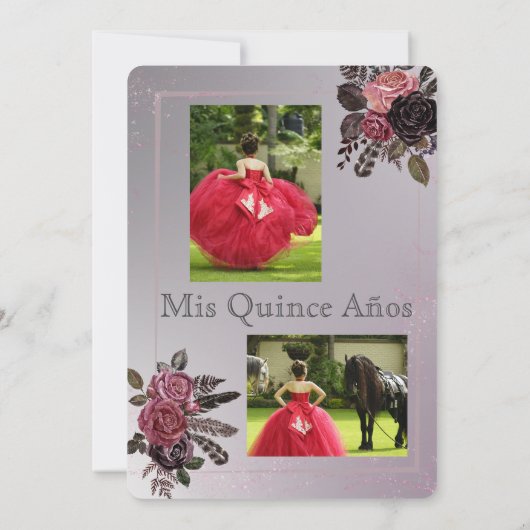 Invitation pour une Quinceañera (Dos)