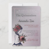 Invitation pour une Quinceañera (Devant)