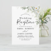 Invitation pour une réception de mariage à l'éléga (Debout devant)