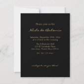 Invitation pour une répétition de musique ou un co (Dos)