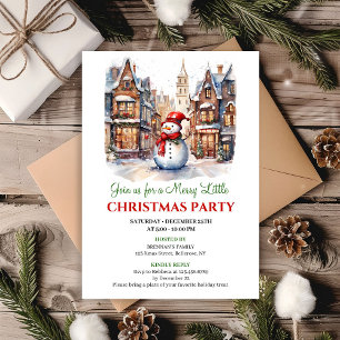 Invitation pour une scène de Noël minimaliste mode