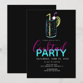 Invitation pour une soirée artistique Mojito au co (Devant / Derrière)