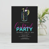 Invitation pour une soirée artistique Mojito Cockt (Debout devant)