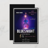 Invitation pour une soirée blues (Devant / Derrière)