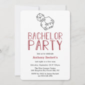 Invitation pour une soirée casino moderne pour l'e (Devant)