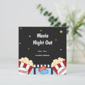 Invitation pour une soirée cinéma dans le jardin (Debout devant)