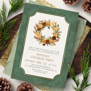 Invitation pour une soirée cocktail Couronne de No