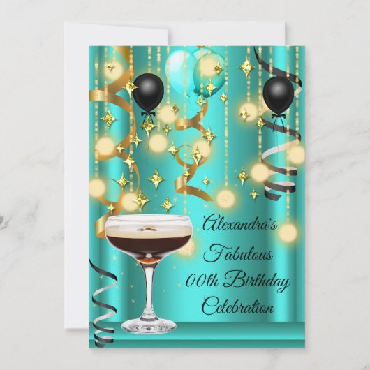 Invitation pour une soirée cocktail Espresso Marti (Devant)