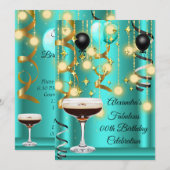Invitation pour une soirée cocktail Espresso Marti (Devant / Derrière)