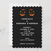 Invitation pour une soirée cocktail Halloween pour (Devant)