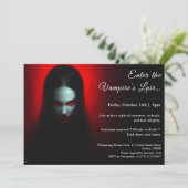 Invitation pour une soirée costumée Halloween de l (Debout devant)