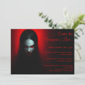 Invitation pour une soirée costumée Halloween de l (Debout devant)