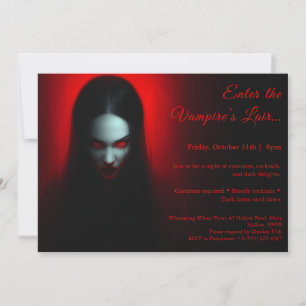 Invitation pour une soirée costumée Halloween de l
