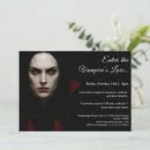Invitation pour une soirée costumée Halloween de l (Debout devant)