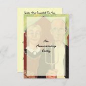 Invitation pour une soirée d'anniversaire ~ Americ (Devant / Derrière)