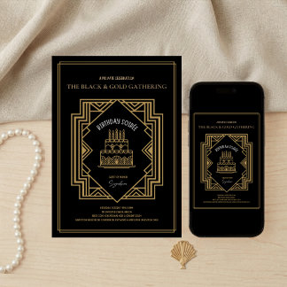 Invitation pour une soirée d'anniversaire des Anné